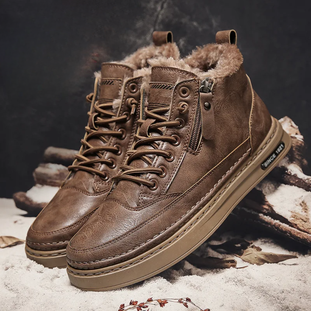 Bryson | Botte d'hiver en cuir pour hommes