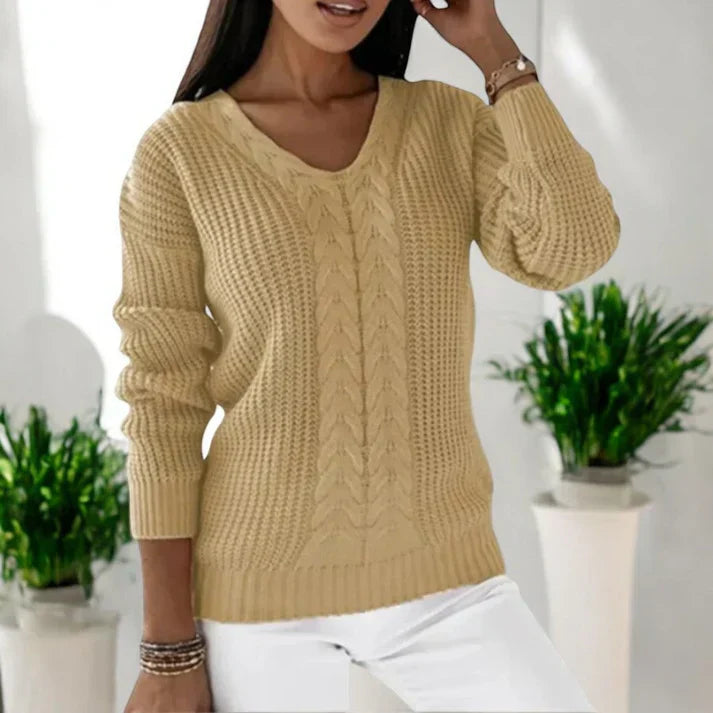 Oriana™  | Pull scandinave en tricot