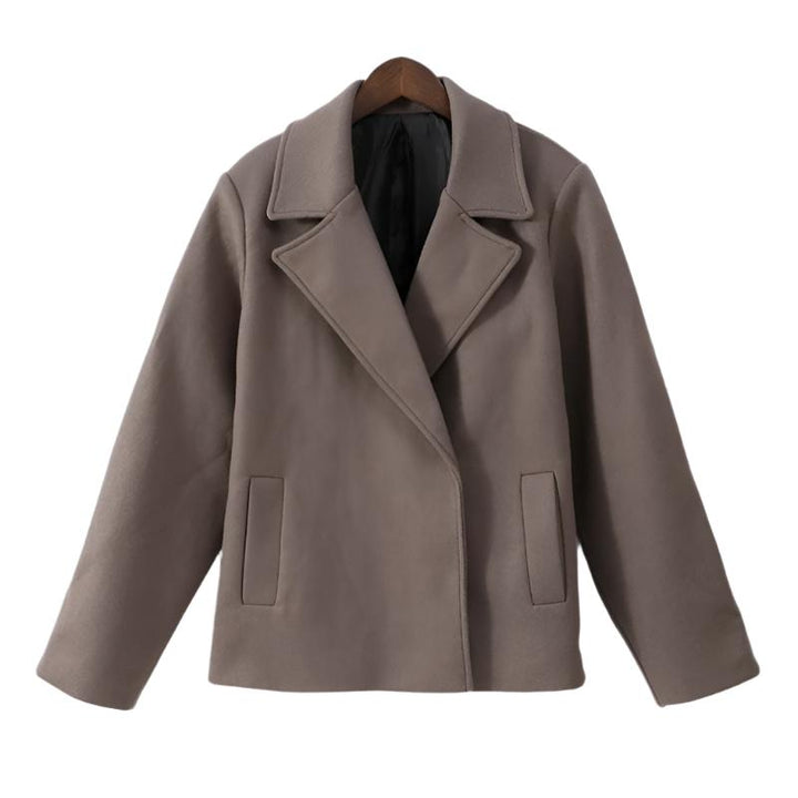 Le Clair™ | Manteau en laine avec revers