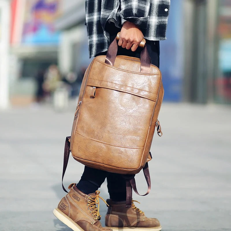 EUGENIO | Sac à dos en cuir pour hommes pour le bureau