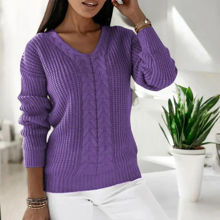 Oriana™  | Pull scandinave en tricot