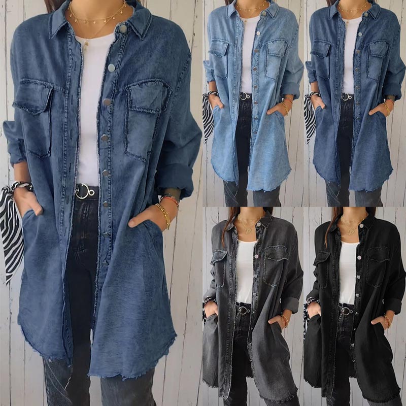 Chemise en denim oversize Deandra™