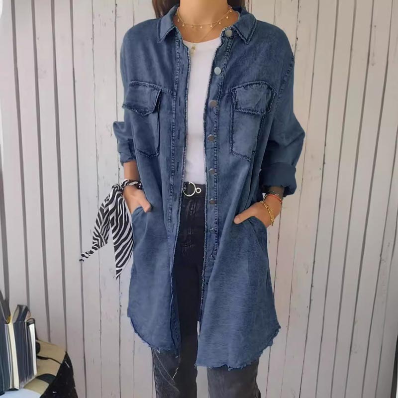 Chemise en denim oversize Deandra™