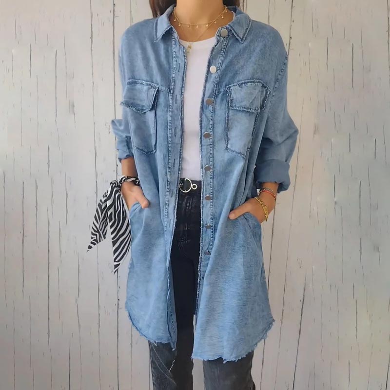 Chemise en denim oversize Deandra™