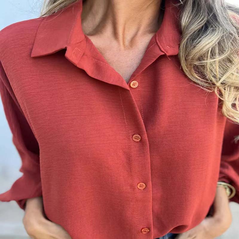 Elysa™ - Blouse élégante à boutons