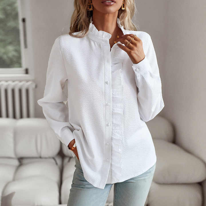 Belle™ - Blouse Polo Élégante